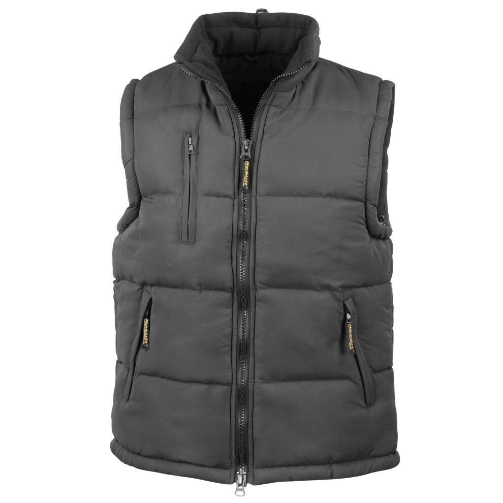 Result (Xl, Black) Mens Padded Body Warmer