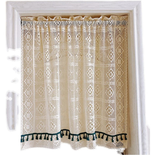 Lace Crochet Kitchen Curtain Valance Handmade