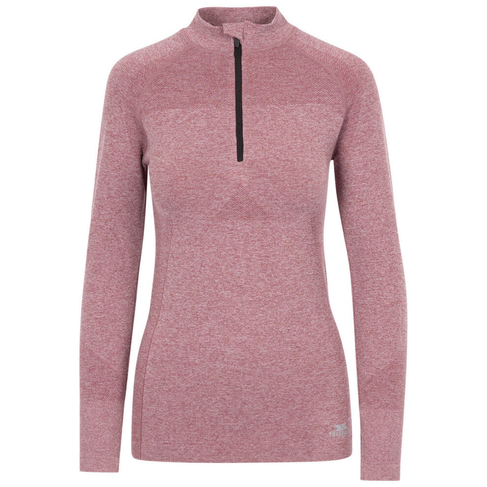 Trespass (S, Rose Tone) Womens/Ladies Pelina Half Zip Long-Sleeved Active Top
