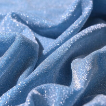 Blue Shimmery Gauze Fabric 39 x 59 Inches