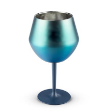 Verre à vin en acier inoxydable avec couvercle, 414 ml (14 oz).