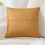 Coussin décoratif en polyester jaune 45 x 45 cm 1