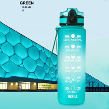 BPA-vrije waterfles 1000 ml lekvrij draagbaar sportfles