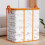 Sac de rangement en PVC transparent à double fermeture éclair étanche 1