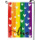 Λινάτσα Σημαίας Pride Garden Διπλής Όψης 12,5x18 ίντσες 1