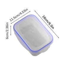 Ensemble de boîtes de conservation alimentaire en plastique compatibles avec le micro-ondes