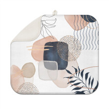 Tapis d'égouttage de cuisine bohème en microfibre 40 x 45 cm