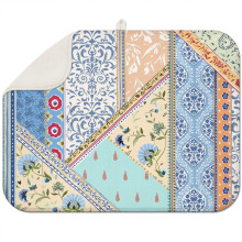 Tapis égouttoir à vaisselle bohème en microfibre 45,7 x 61 cm