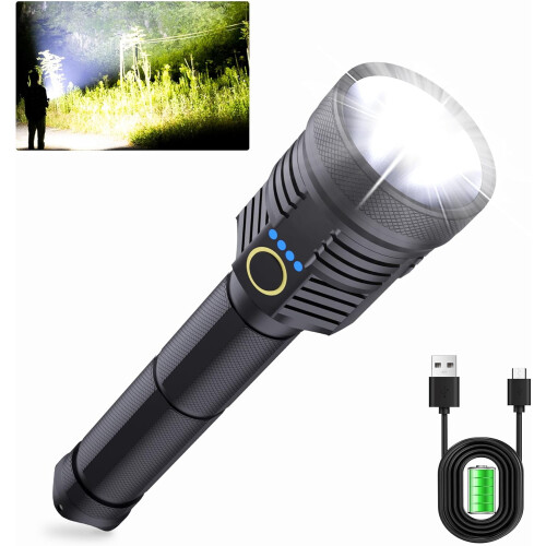 Latarka LED Super Bright990000 lumenów4 tryby