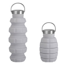 Siliconen sportfles in de vorm van een handgranaat, 500 ml