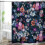 Duschvorhang im Boho-Stil mit farbenfrohem Blumenmuster aus Polyester 1
