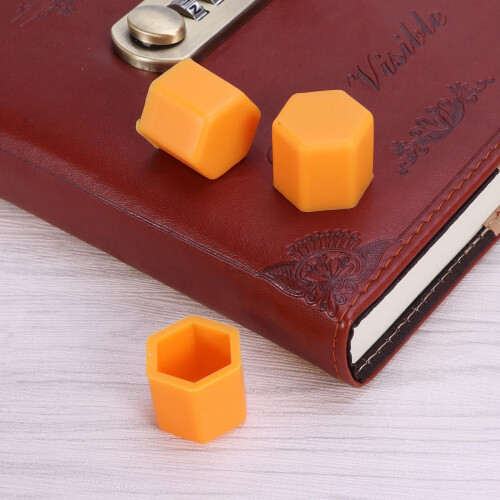 Orange Silicone Lug Nut Covers for Car Wheels 20 Pcs