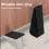 Adjustable Door Stopper Stainless Steel Rubber Base 1 Pack 1