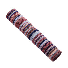 Hair Ties Nylon Elastics Scrunchies Clear Bands 12-Pack