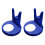 Hot Glue Gun Holder Stand Blue 2-Pack 1