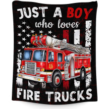 Couverture bus scolaire pour garçons 30 x 40 pouces