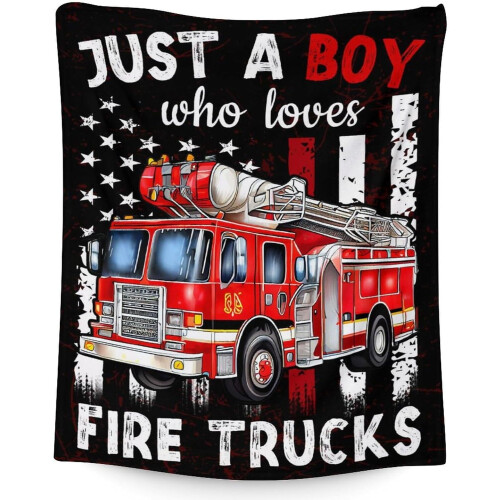 Couverture bus scolaire pour garçons 30 x 40 pouces