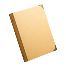 Artisanal Memory Book with Eco Paper and Detachable Metal