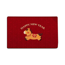 Tapis de bienvenue Red Horse pour intérieur/extérieur 61 x 91 cm