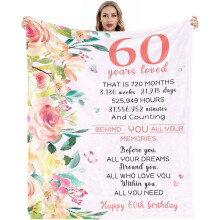 Couverture personnalisée pour son 30e anniversaire, 152 x 127 cm