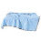 Housse de couchage douce bleu ciel, taille simple, avec décoration 1