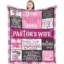 Christian Pastor Appreciation Blanket 60x50 inches