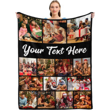 Couverture photo personnalisée avec 10 images pour adultes et enfants
