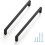 Cabinet Pulls Slim Square Bar Matte Black 30 Pack 3 Inch 1