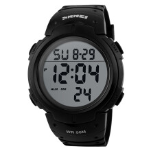 Sports Watch Digital Display Waterproof Stopwatch Timer