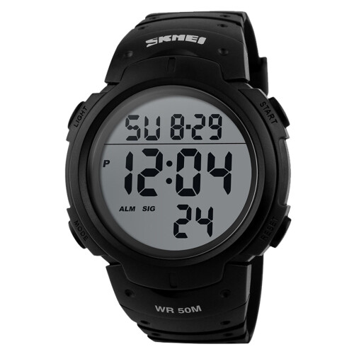 Sports Watch Digital Display Waterproof Stopwatch Timer