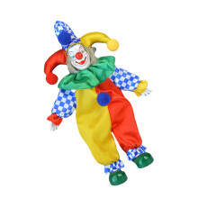 Statuetta di clown in ceramica da 30 cm in stile retrò