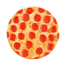 Couverture en flanelle Pepperoni Pizza 35 pouces