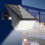 Solar LED buitenspot 50/53 LED's 3 standen IP65 1