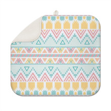 Tapis égouttoir à vaisselle bohème en microfibre 40 x 45 cm