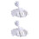 White Marking Tags with Hanging String 1000 Pcs 1