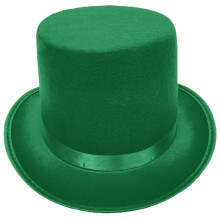 Magician's Flat Top Hat for Adults Stage Performance