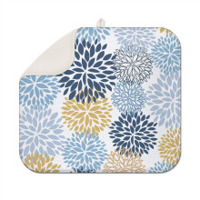 Tapis égouttoir de cuisine bohème en microfibre 40 x 45 cm