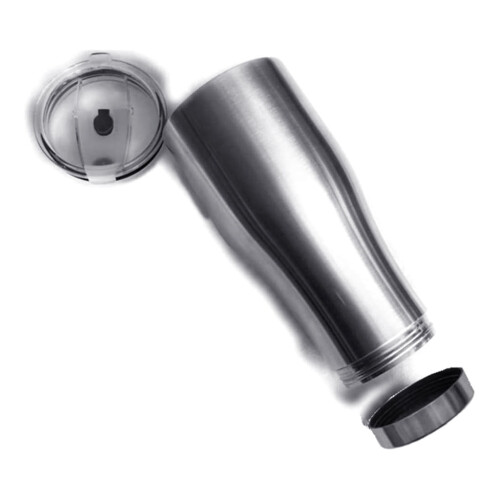 Gobelet isotherme sous vide avec compartiment de rangement dissimulé