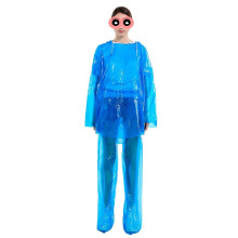 Disposable Raincoat Waterproof Poncho for Outdoor Use