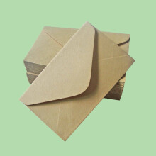 Kraft Paper Envelopes Khaki Brown 40 Pcs