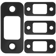 Security Door Strike Plate for Exterior Doors 4 pcs
