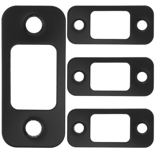Security Door Strike Plate for Exterior Doors 4 pcs