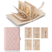 Leather Portable Book Organizer – Foldable Travel Binder