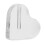 Heart Shaped Acrylic Flower Holder Decoration Set 1