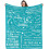 Fleece Throw Blanket Green 50" x 60" Tear-Resistant 1