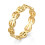 Pendentif unisexe porte-bonheur doré (1 pièce) 1