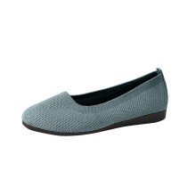 Sapatos femininos casuais, baixos, respiráveis, de malha, sem fecho, vários tamanhos.