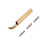 BE-TOOL Metal Leather Skiver with 3 Replacement Blades 1