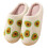 Fruit Design Slippers Fleece-Lined Thick Sole Unisex 3.5 1