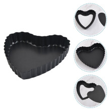 Moule à pâtisserie en forme de cœur, en acier au carbone antiadhésif, 1 pièce